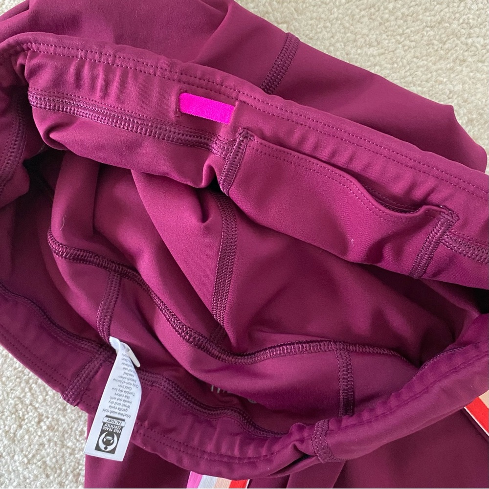 NEW Athleta Contender Side Stripe Powerlift Leggings, Beach Plum Sz S - Picture 11 of 11
